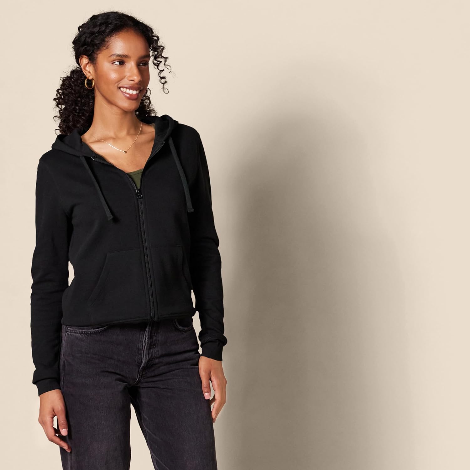 Amazon Essentials womens Fleece Full-Zip Hoodie (Available in Plus Size) - Image 3