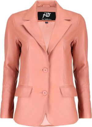 Jild Classic 2-Button Lambskin Leat...