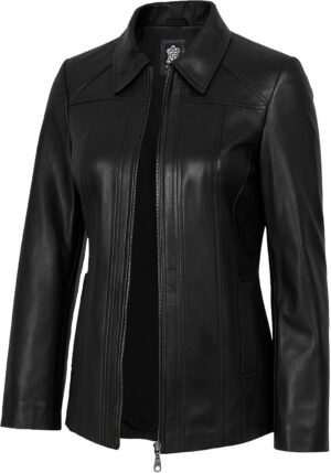 Women’s Real Lambskin Leather...