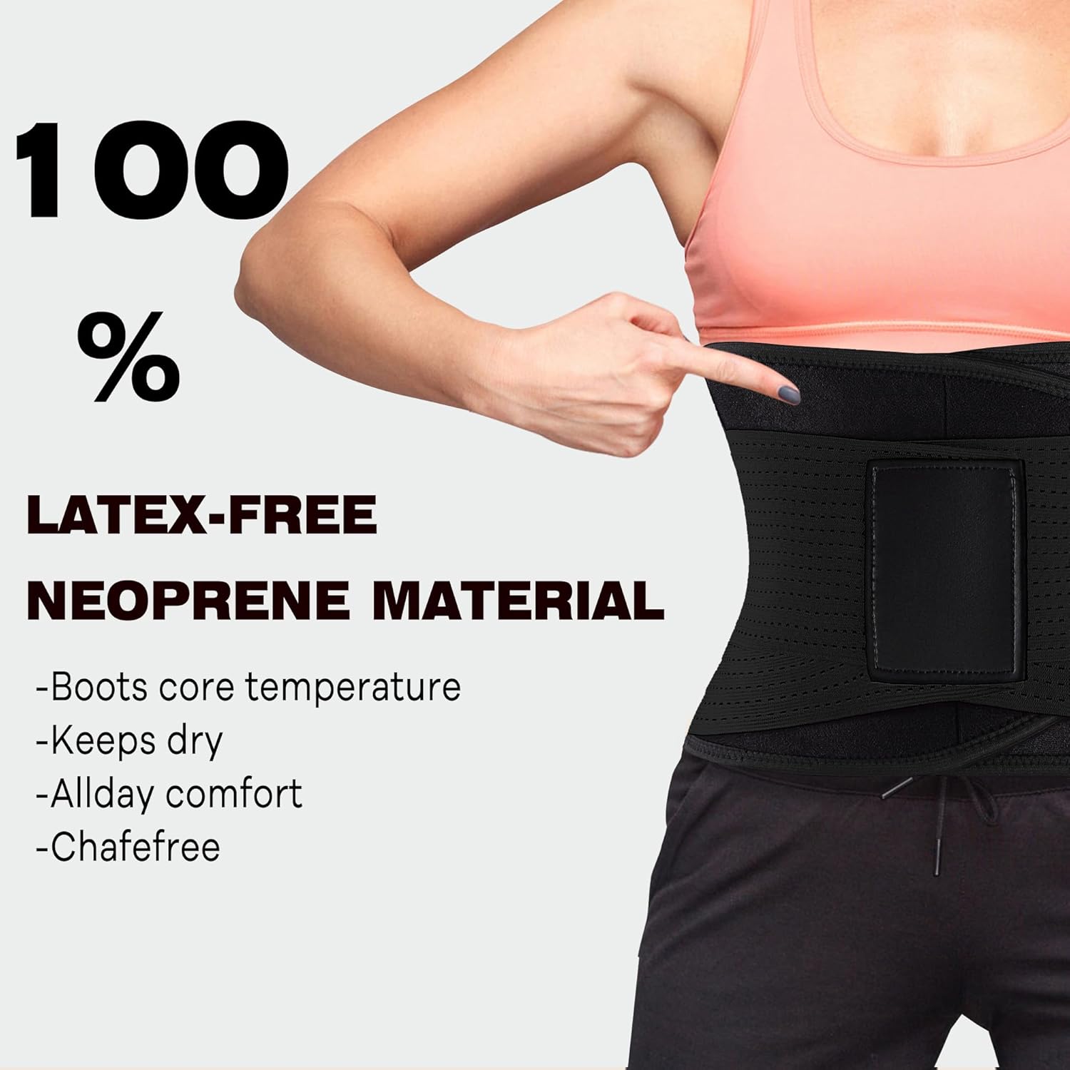 VENUZOR Waist Trainer Belt for Women - Waist Cincher Trimmer - Slimming Body Shaper Belt - Sport Girdle Belt (UP Graded) - Image 6