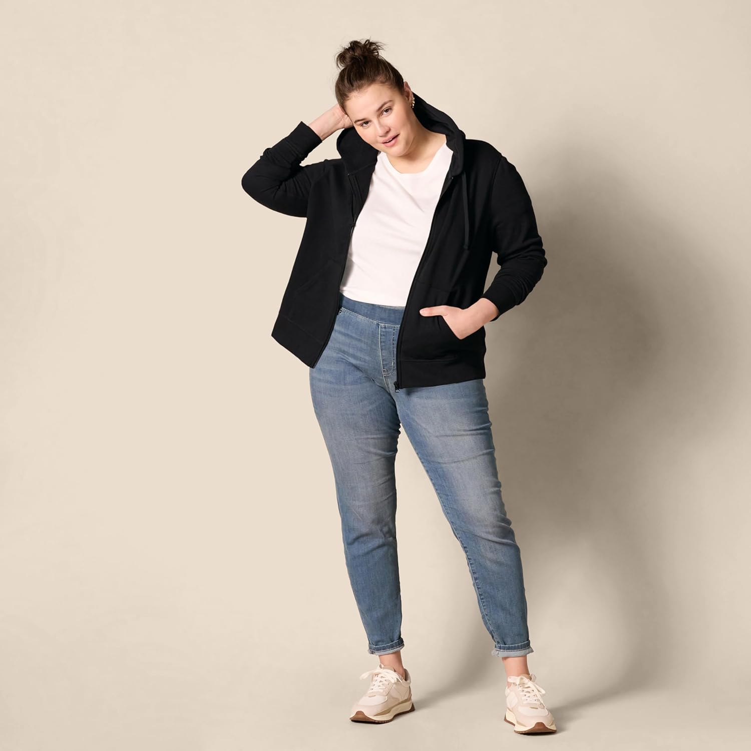 Amazon Essentials womens Fleece Full-Zip Hoodie (Available in Plus Size) - Image 7