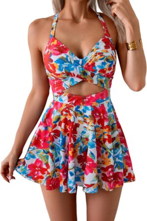 B2prity Women Cutout One Piece Skir...