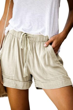 Wielsscca Womens Drawstring Shorts ...