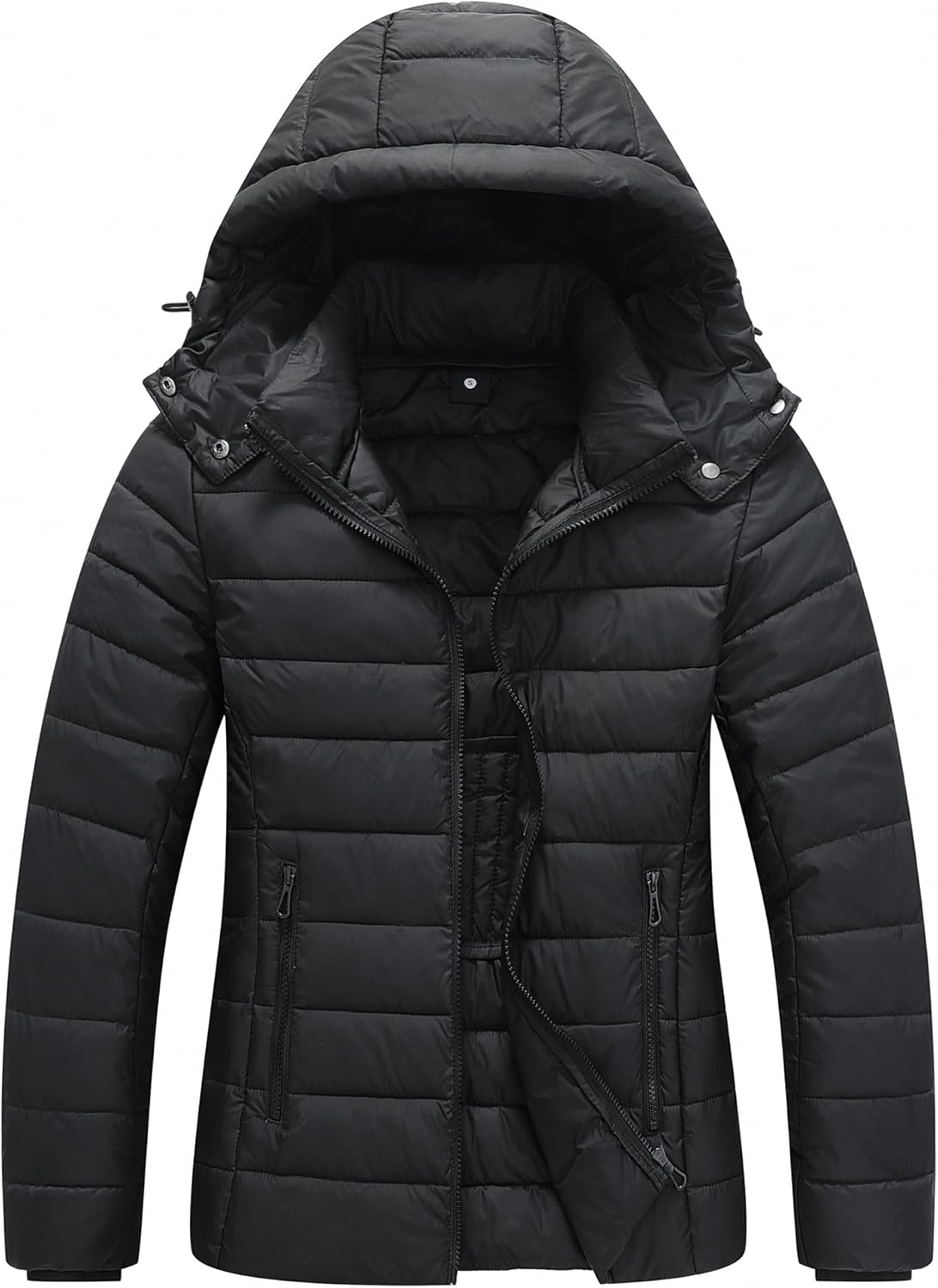 TDYPCI Women's Winter Coat Lightweight Waterproof Puffer Jacket - Quilted Short Down Coat for Women, Warm Winter Jacket