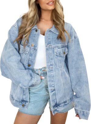 AUTOMET Women’s Oversized Jea...