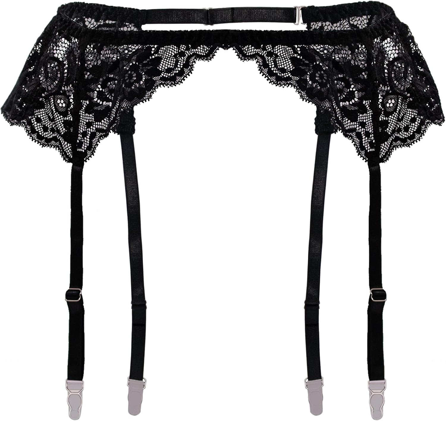 Lidogirl Women's Lace Nights Garter Belt with Stockings Sheers - Image 2