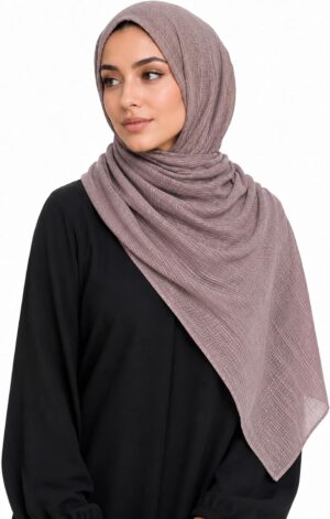 Lightweight Cotton Linen Feel Scarf...