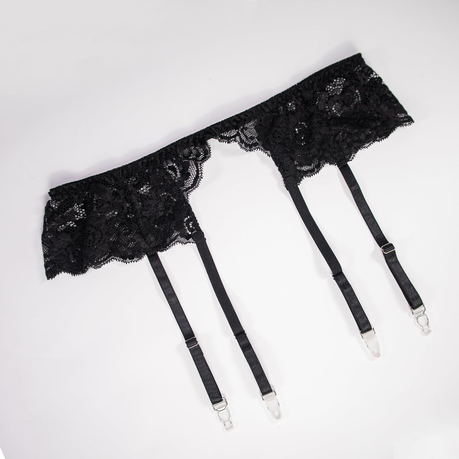 Lidogirl Women's Lace Nights Garter Belt with Stockings Sheers - Image 4