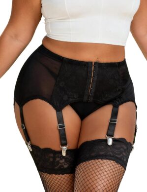 ohyeah High-Waisted Garter Belt Plu...