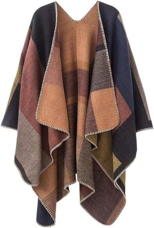 Women’s Shawl Wraps Open Fron...