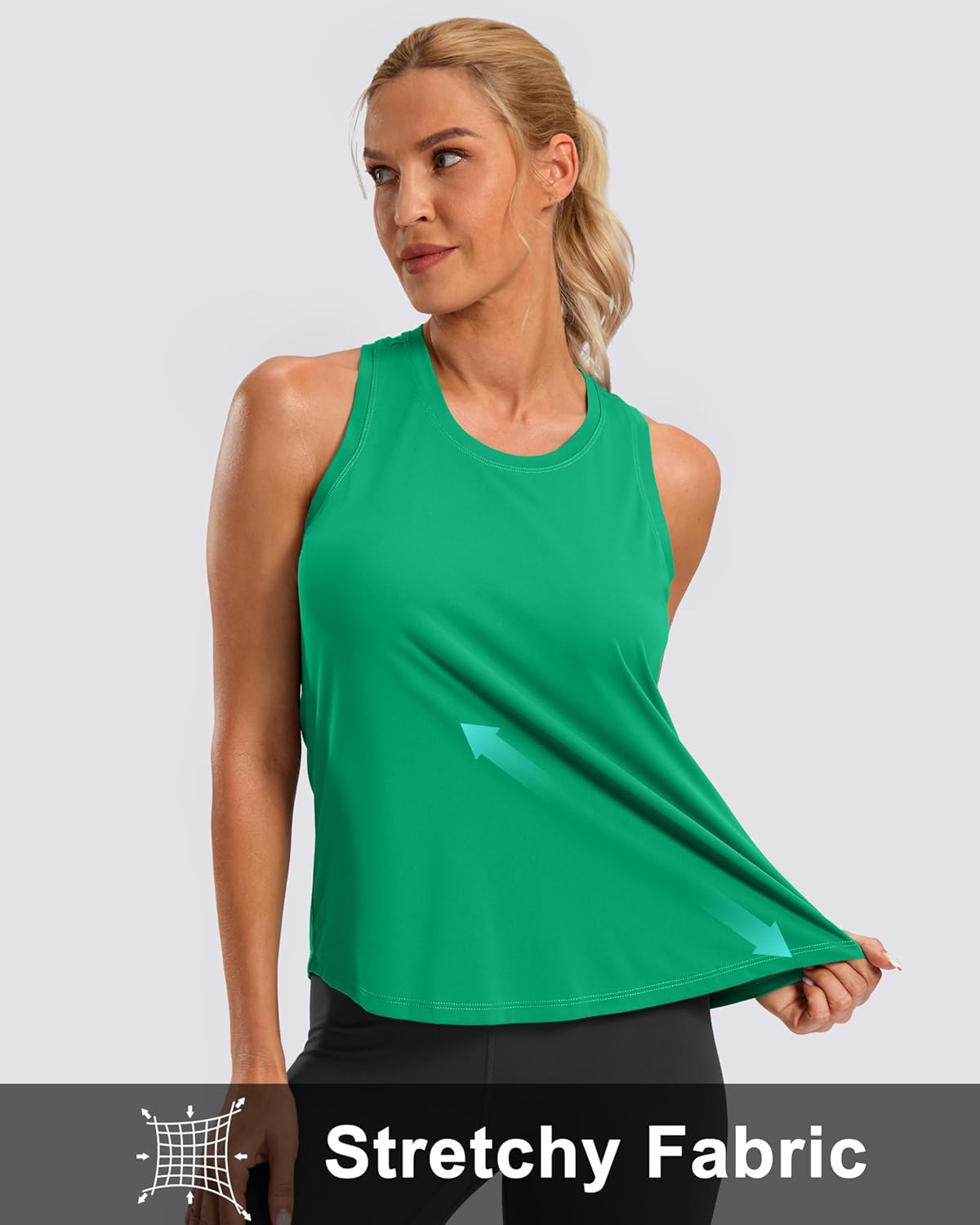 G Gradual Women's Workout Tank Tops Racerback Athletic Yoga Tops Loose Fit Sleeveless Running Gym Sports Shirts for Women - Image 6