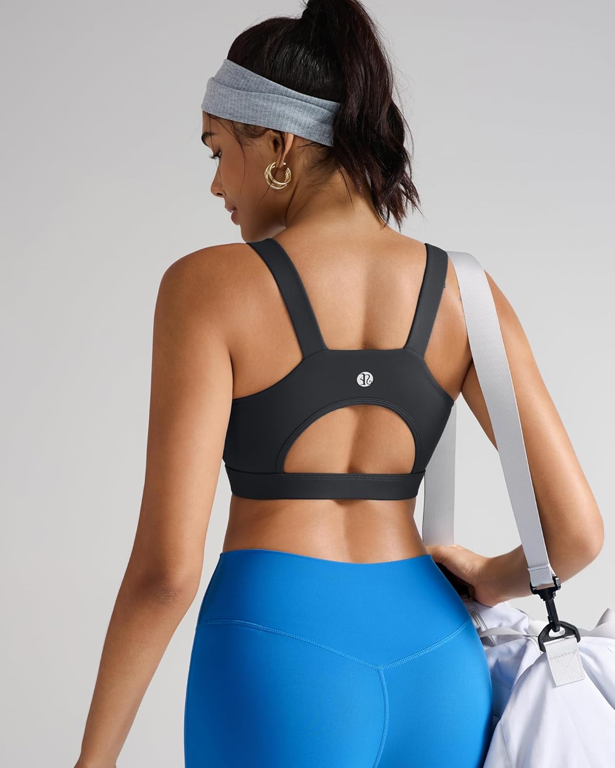 RUNNING GIRL High Impact Sports Bras for Women,Racerback Running Bra Workout Crop Tank Tops Longline Sports Bra Push up - Image 7