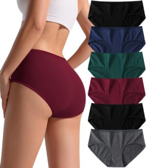 Cotton Hipster Panties Women: 6-Pac...