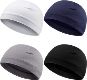 Syhood 4 Pcs Cotton Skull Caps for ...