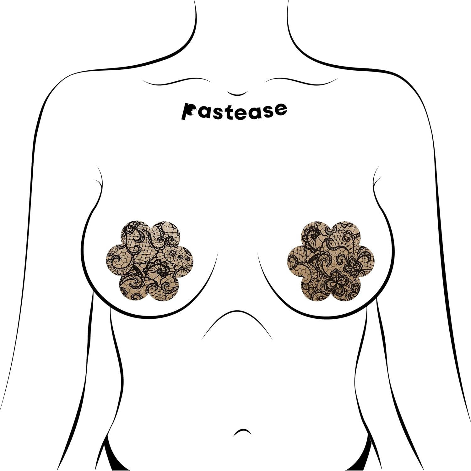 PASTEASE Nipple Covers - Sticky Adhesive Latex-Free Nipple Pasties For Women | Skin Safe & Smooth Coverage - Image 3