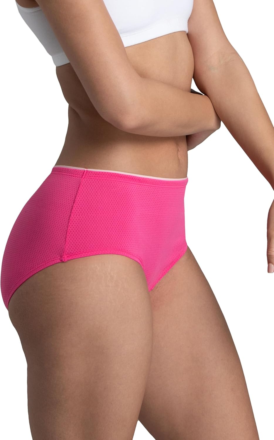 Fruit of the Loom womens Breathable Underwear, Moisture Wicking Keeps You Cool & Comfortable, Available in Plus Size - Image 3