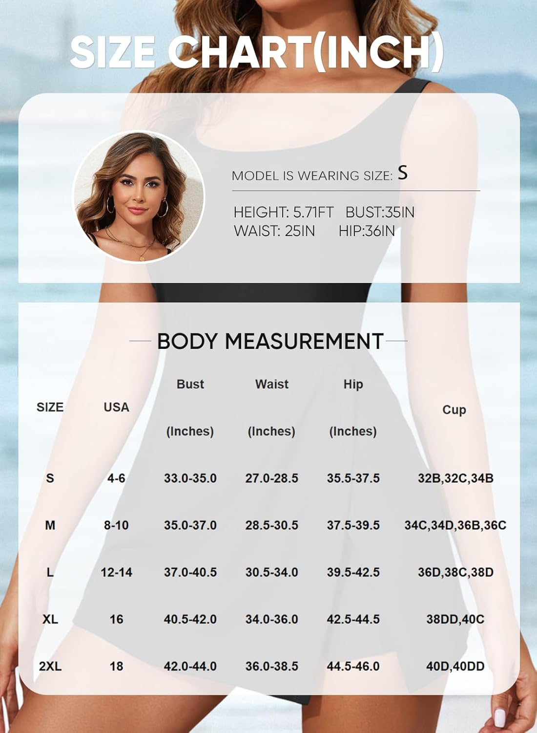 Aleumdr One Piece Swimdress Swimsuit for Women Tummy Control Split Swim Dress Skirt Bathing Suit with Pockets - Image 8