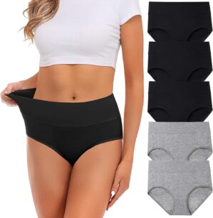 Womens Underwear,Cotton Mid Waist N...