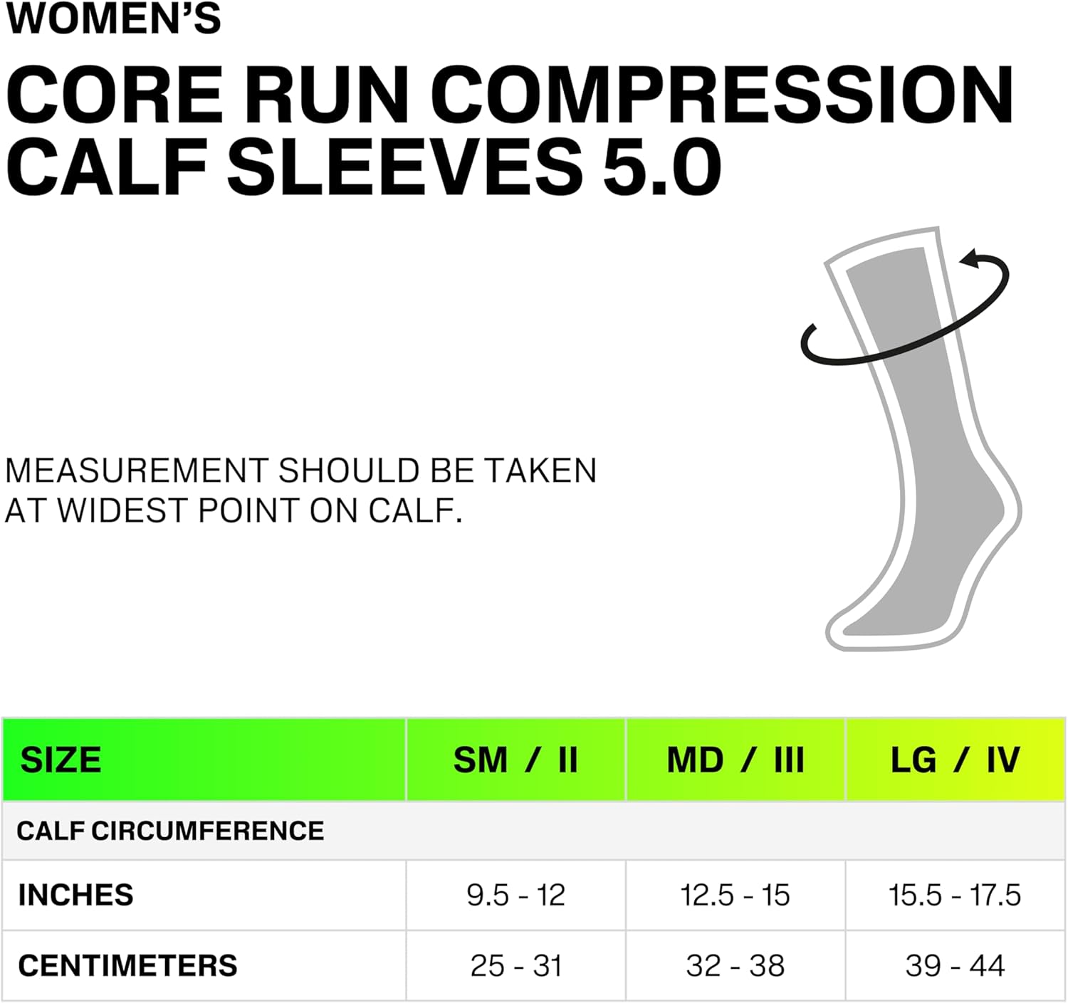 CEP Core Run Calf Sleeves 5.0 for Women – Compression Support, Breathable Fabric, Shin Splint Relief & Recovery - Image 5
