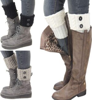 Bestjybt 3 Pairs Womens Short Boots...