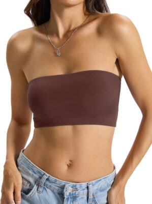 EasyGala Womens Double Lined Tube T...