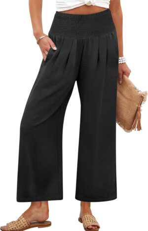 ANRABESS Womens Pants Wide Leg High...