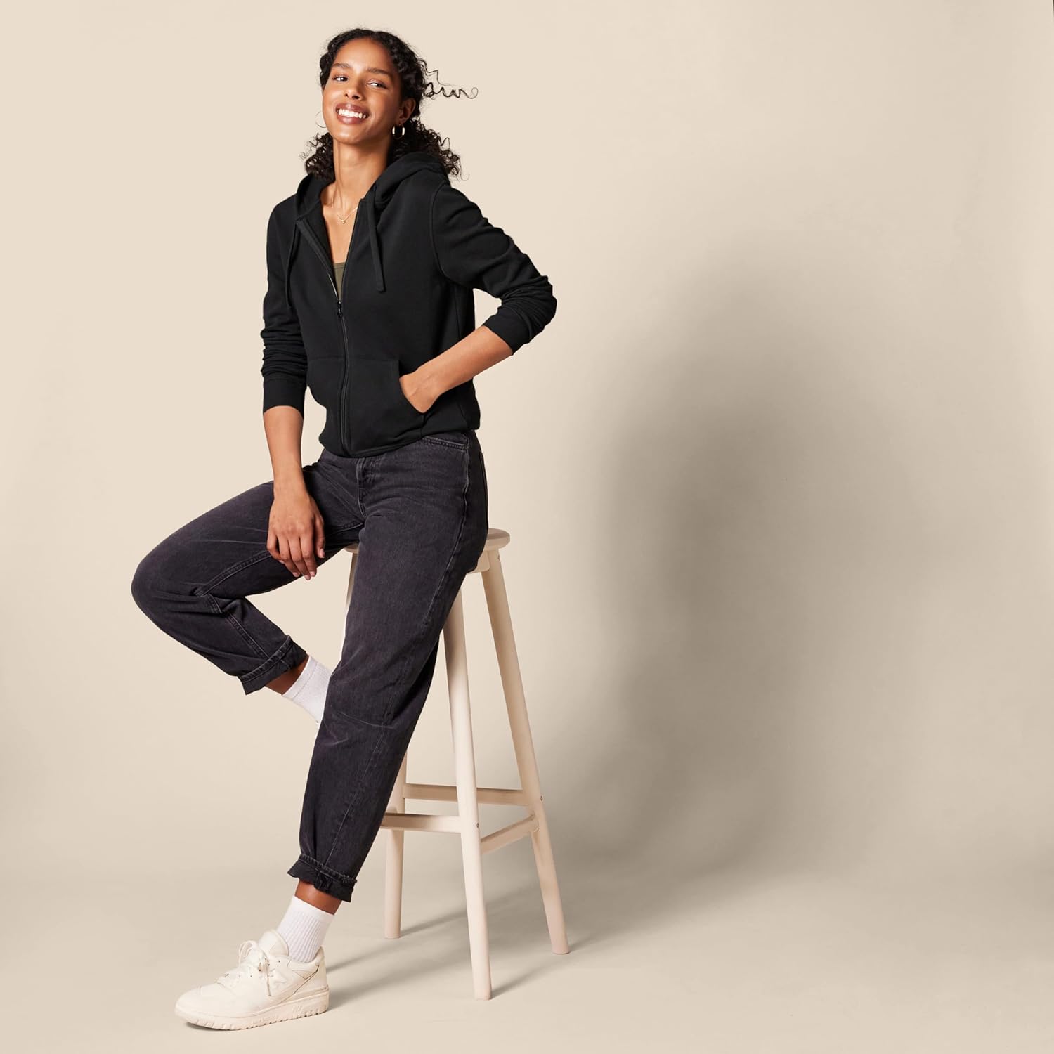 Amazon Essentials womens Fleece Full-Zip Hoodie (Available in Plus Size) - Image 5
