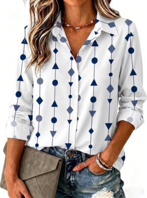 Zeagoo Blouse for Women Dressy Long...