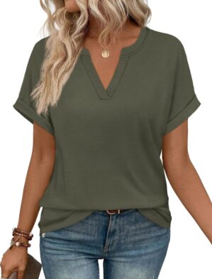 WIHOLL Womens Blouses Spring Tops S...