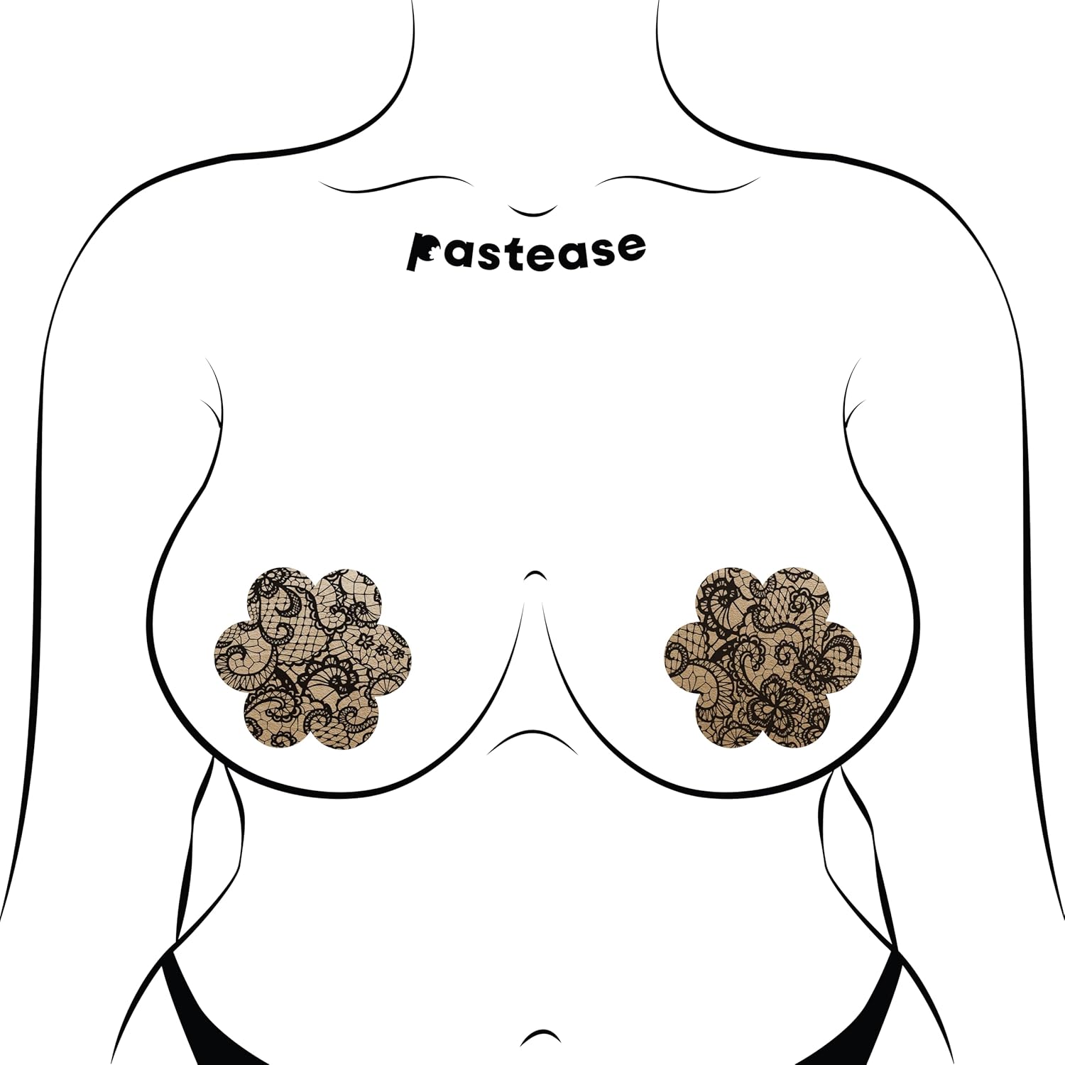 PASTEASE Nipple Covers - Sticky Adhesive Latex-Free Nipple Pasties For Women | Skin Safe & Smooth Coverage - Image 4