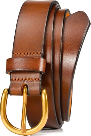 WOLFANT Womens Casual leather Jean ...