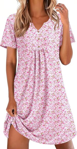Ekouaer Nightgowns for Women Cotton...