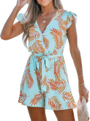 CUPSHE Women’s Romper Tropica...