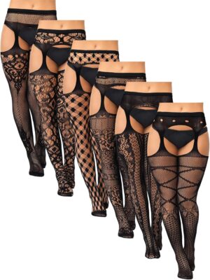 Jadive 6 Pairs Women Plus Size Fish...