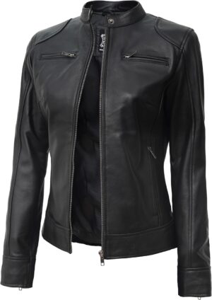 Blingsoul Womens Real Leather Jacke...
