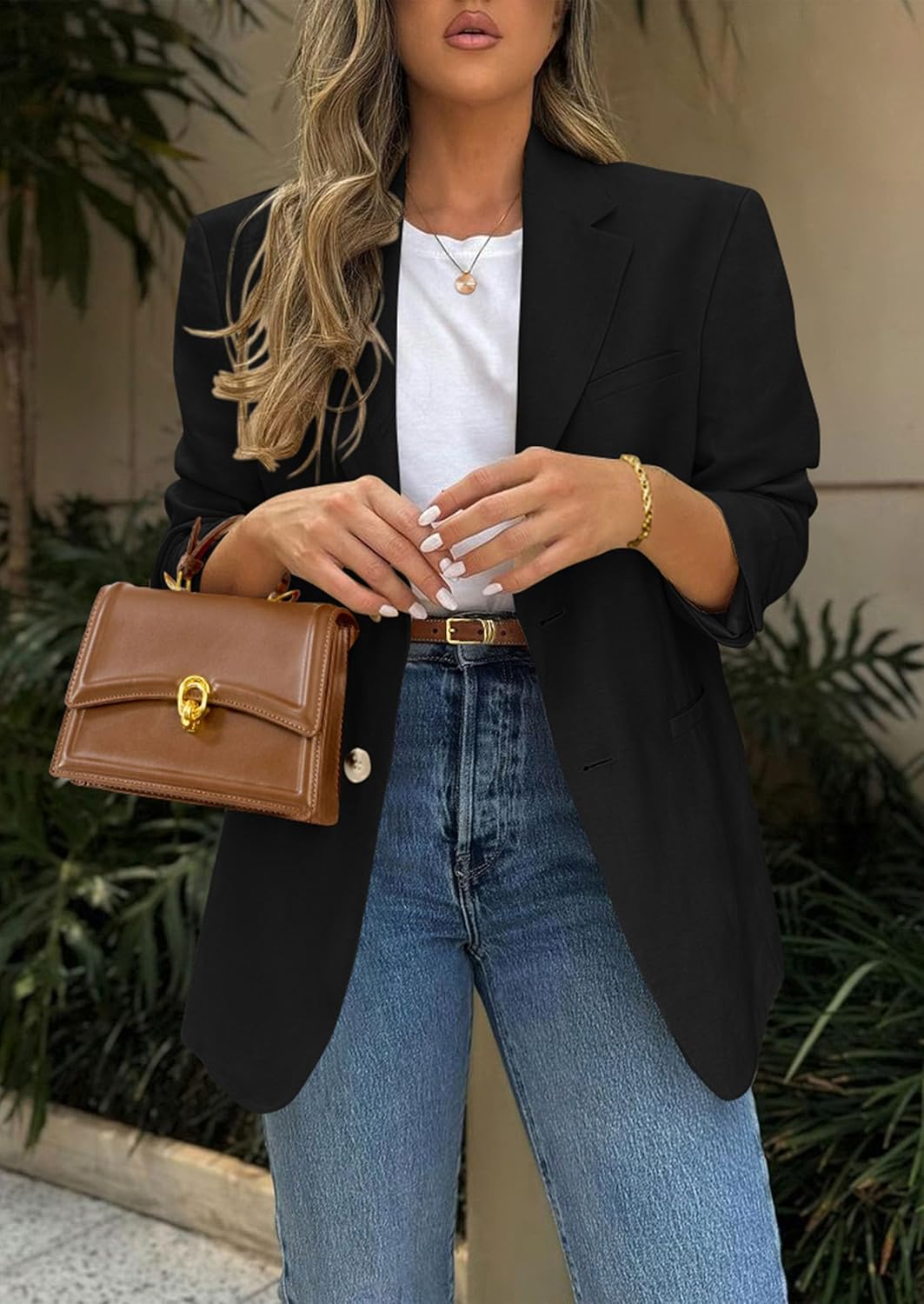 PRETTYGARDEN 2026 Blazers for Women Business Casual Long Sleeve Lapel Open Front Suit Jacket Work Blazer with Pockets - Image 4