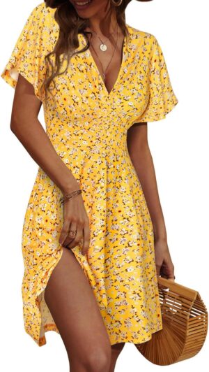 FENSACE Womens Sundress Summer Flor...