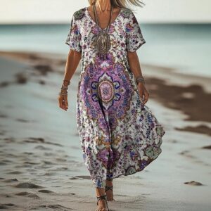 Women’s Summer Boho Ethnic Pr...