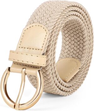 JASGOOD Women Men Braided Woven Ela...