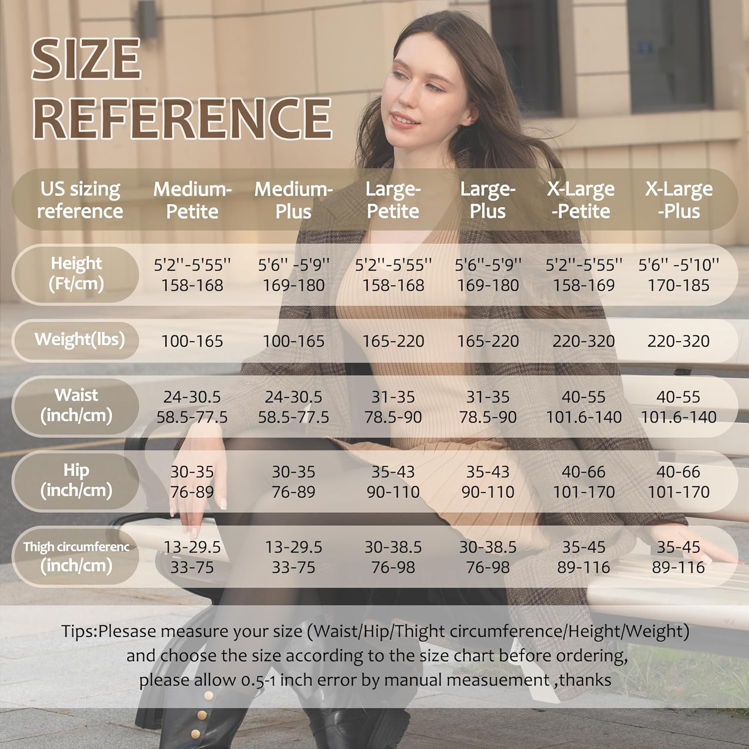 Fleece Lined Tights Sheer Women,Fake Translucent Warm Pantyhose Leggings Sheer Thermal Tights for Women in Winter. - Image 5