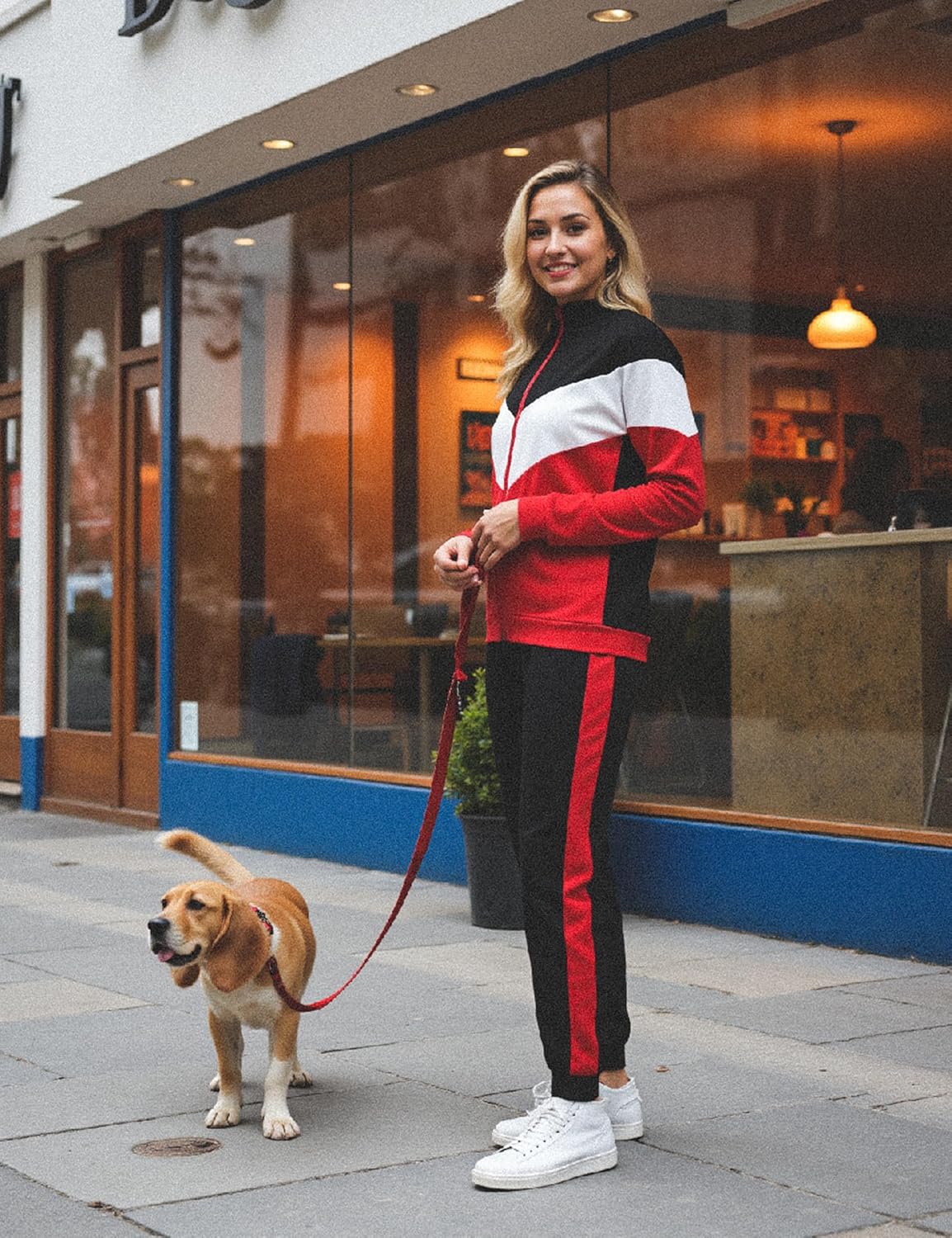 Marvmys Women's Tracksuit Set 2 Piece Sweatsuit Outfits Long Sleeve Zip Up Lounge Jogger Set with Pocket - Image 2