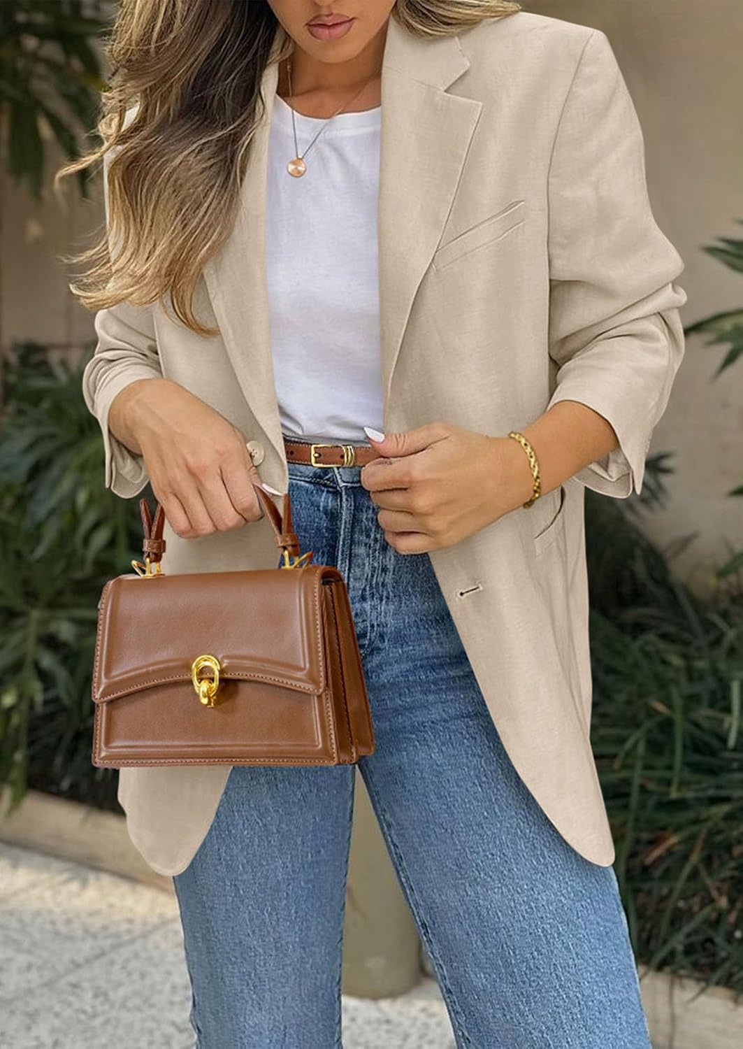 PRETTYGARDEN 2026 Blazers for Women Business Casual Long Sleeve Lapel Open Front Suit Jacket Work Blazer with Pockets - Image 2