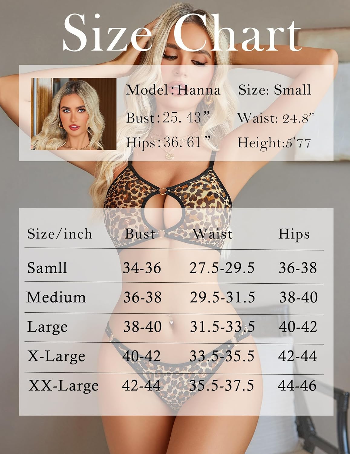 Avidlove Mesh Lingerie Set for Women Cut Out Sexy Bra and Panty Sets 2 Piece Sheer Lingerie - Image 6