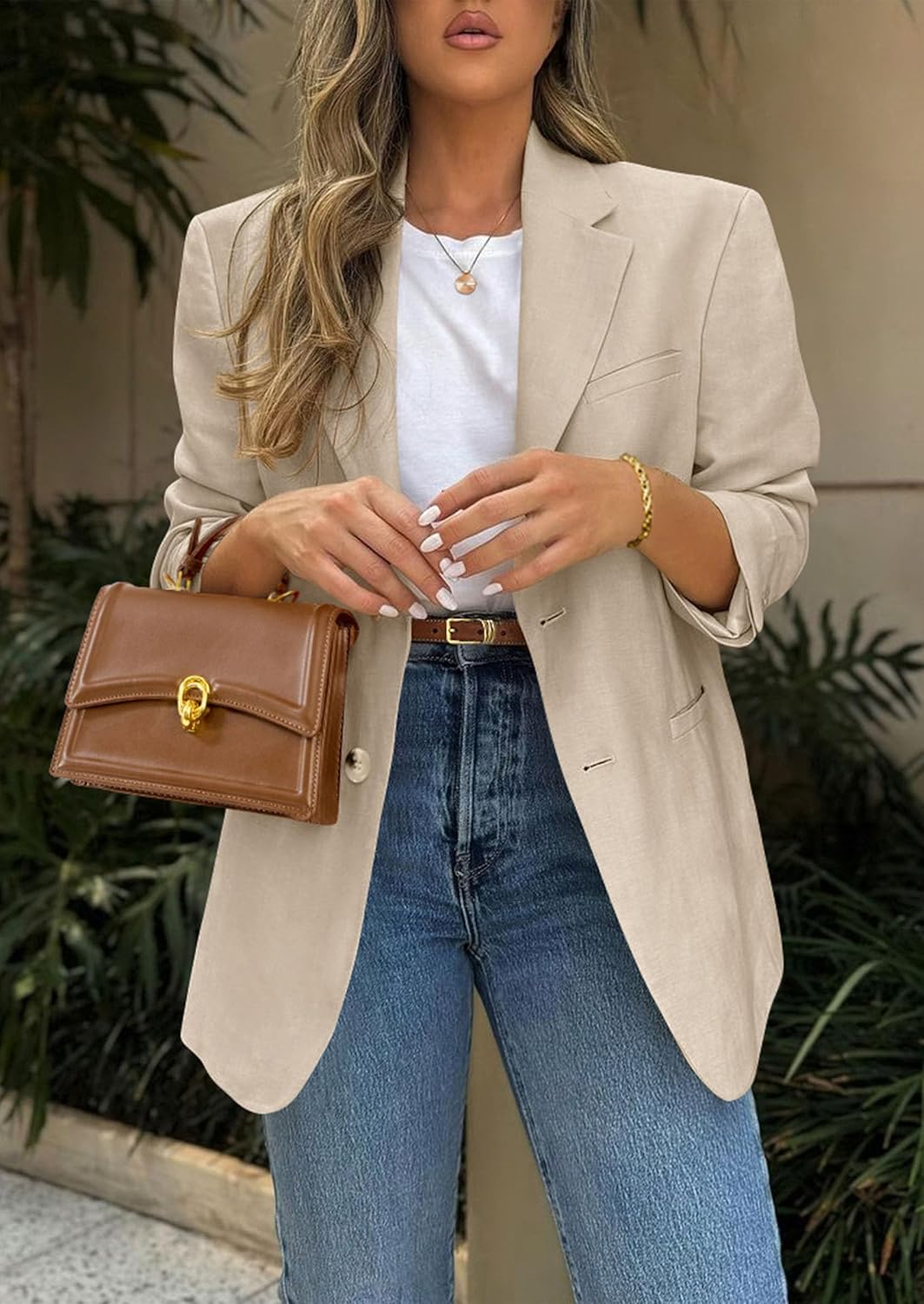 PRETTYGARDEN 2026 Blazers for Women Business Casual Long Sleeve Lapel Open Front Suit Jacket Work Blazer with Pockets - Image 4