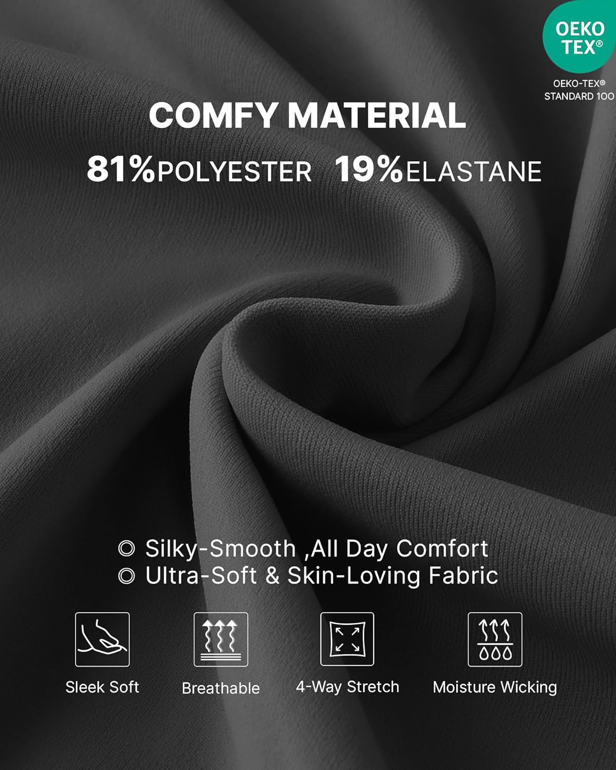 G4Free EverGoing Maternity Dress Yoga Pants with Pockets Over The Belly Stretchy Work Slack Pregnancy Wide Leg Trousers - Image 4