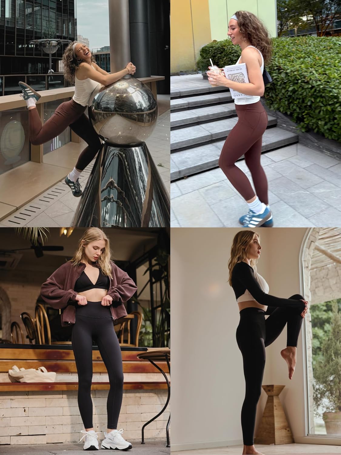 NANJI High Waisted Leggings with Pockets for Women - Buttery Soft, Stretch Yoga Pants, Squat Proof Casual Workout Leggings - Image 5