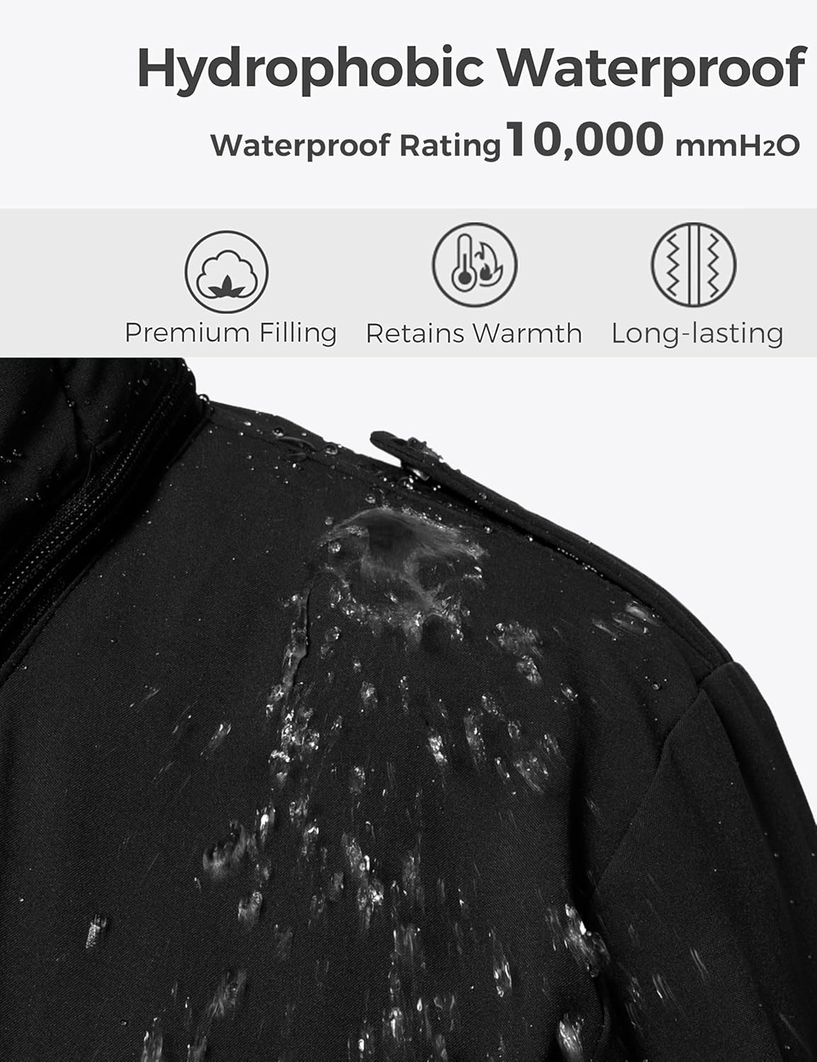 wantdo Plus Size Winter Coats for Women Parka Overcoat Warm Winter Jacket with Hood - Image 5