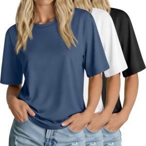 Huukeay 3 Pack Women’s Half S...