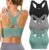 Adjustable Sports Bras for Women: 3 Pack High Support Padded Racerback Sport for Large Bust Workout Running Gym