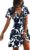 RUMIA Womens Casual Dresses Wrap V Neck Dress A-Line Ruffle Sleeve Summer Sundress Fashion 2026